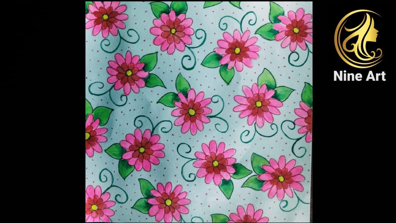 how to painting with drawing a suitable pattern for a cheetah cloth.//