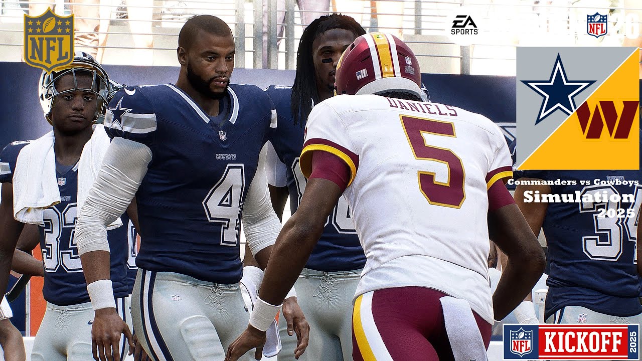 Madden 26 Game Play Deebo Samuel Commanders vs Dallas Cowboys WEEK 7 2025 Full Simulation PS5 PRO