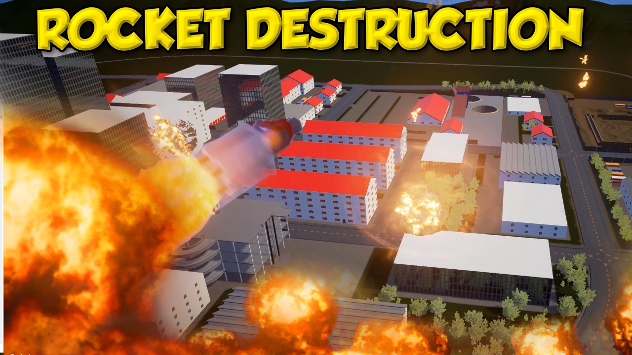 ROCKET DESTRUCTION + FREE CAMERA! - Brick Rigs #9 - Brick Rigs Building Gameplay/Highlights