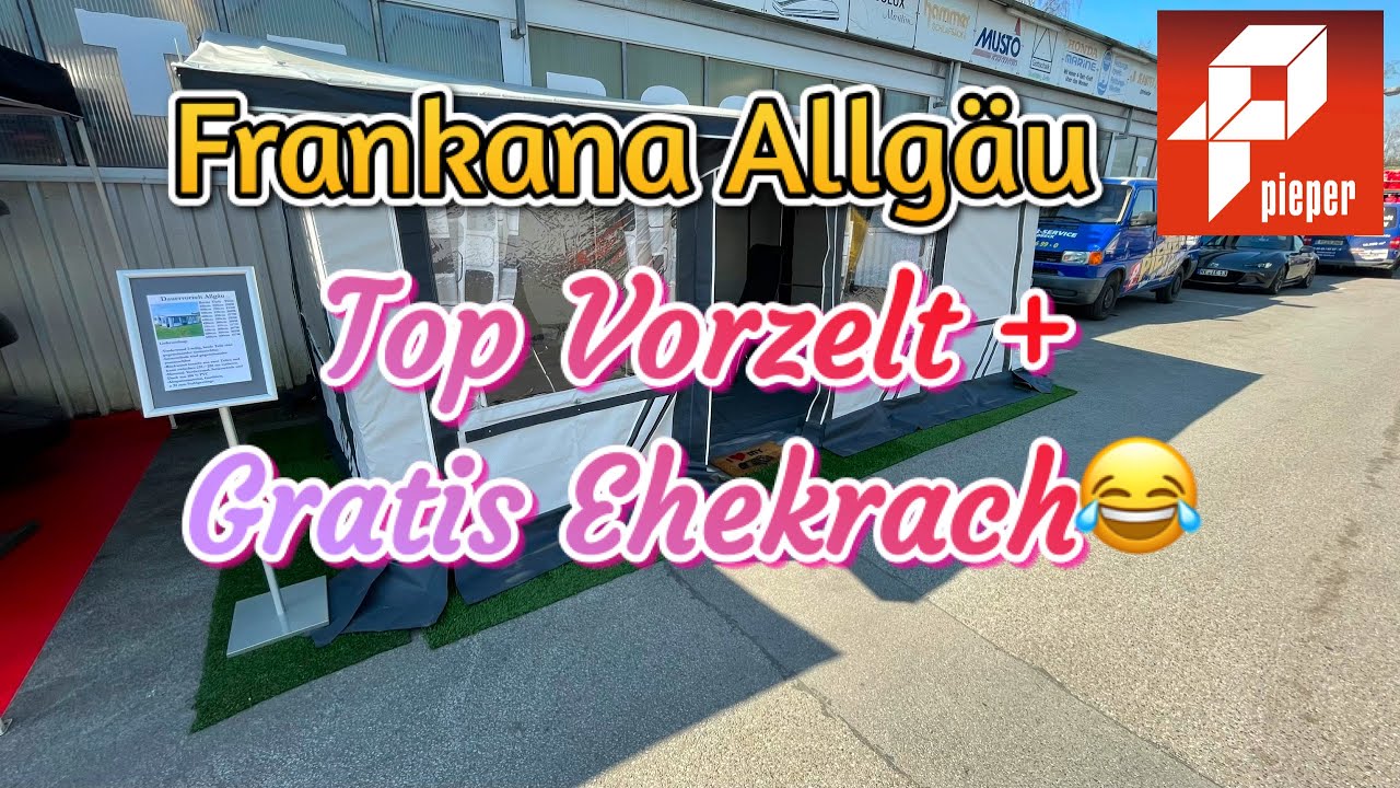 Frankana Allg&auml;u freistehendes Dauerstandzelt #frankana #camping #vorzelt #campingplatz