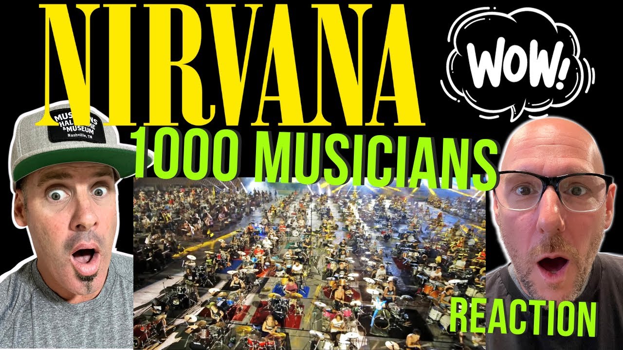 FIRST TIME HEARING 1000 musicians play Smells Like Teen Spirit REACTION