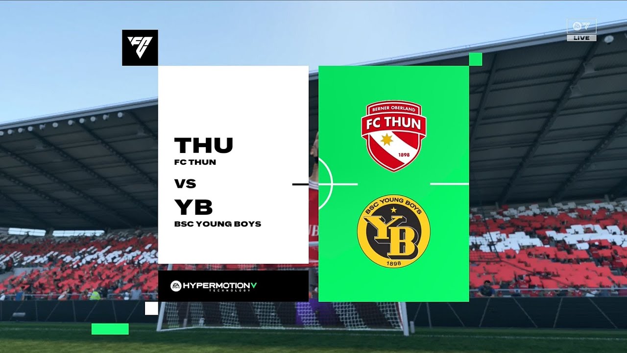 EA Sports FC 26 | FC Thun vs Young Boys Bern - Switzerland Super League | Gameplay PS5