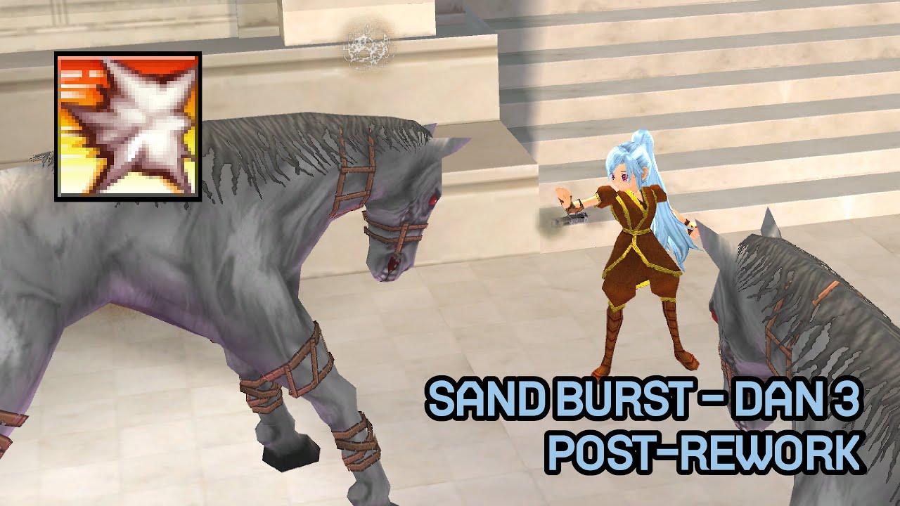 Mabinogi - Sand Burst Dan Test - Post-Rework