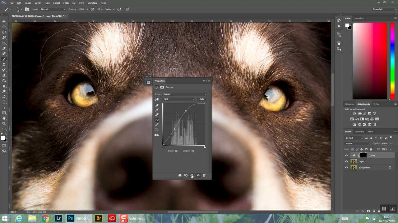 How to photoshop eyes!