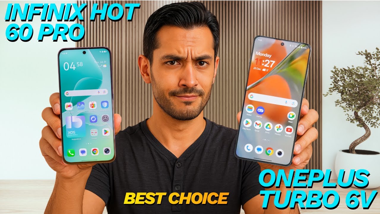 Infinix Hot 60 Pro vs Oneplus Turbo 6V – Full Comparison 2026 📱🔥