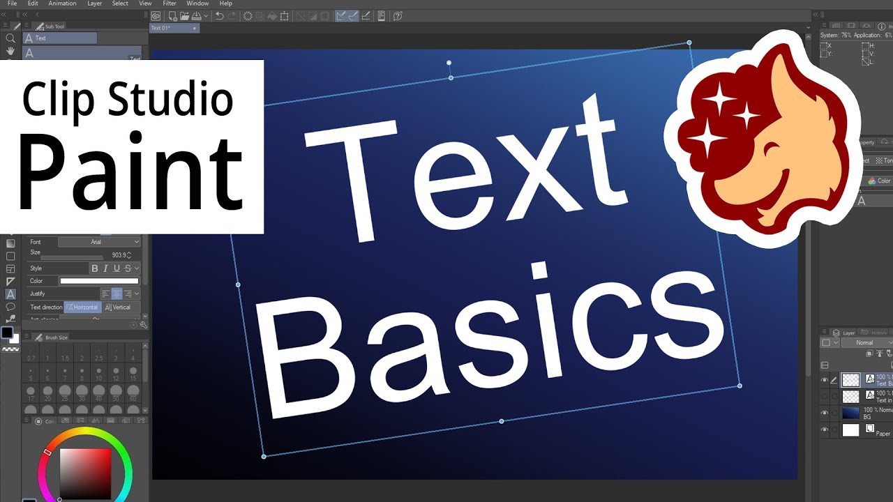 Text Basics - Text Tool in Clip Studio Paint