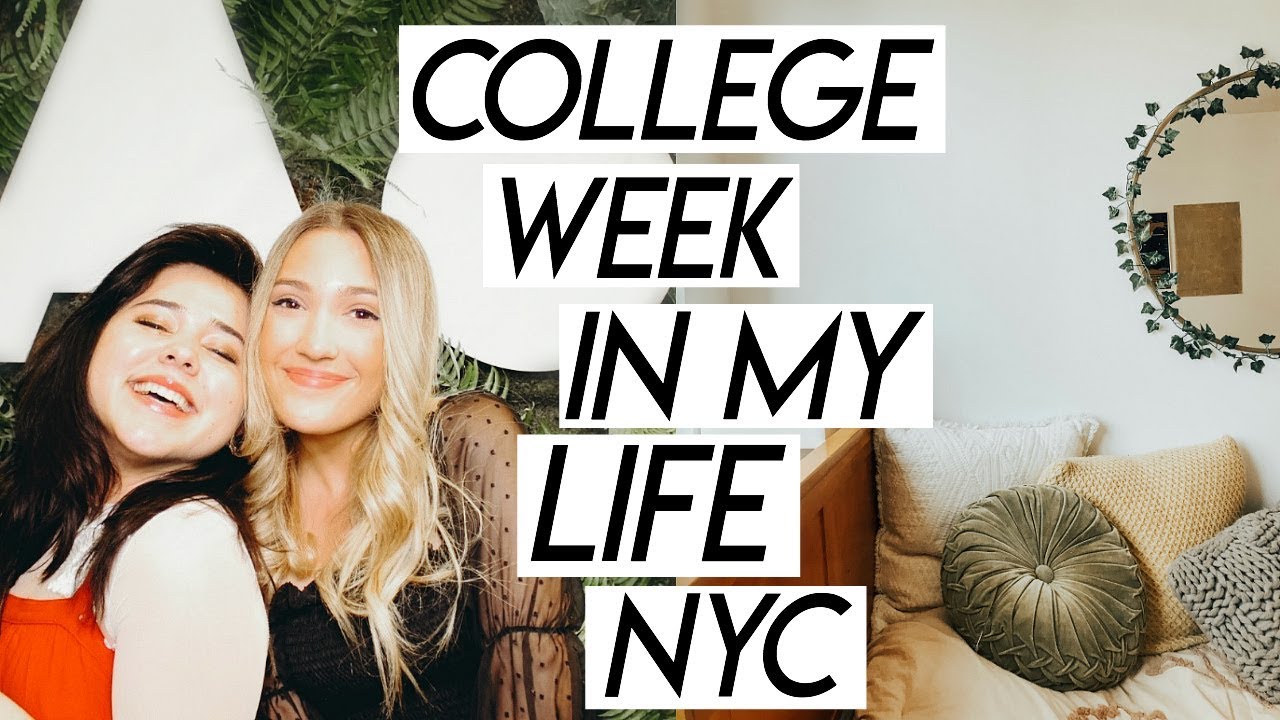 college week in my life nyc | super busy week,  job searching, and bad days