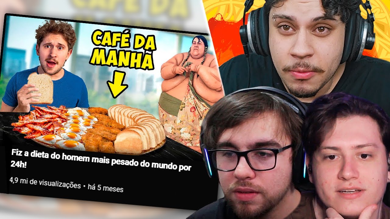 comendo a dieta do homem mais pesado do mundo