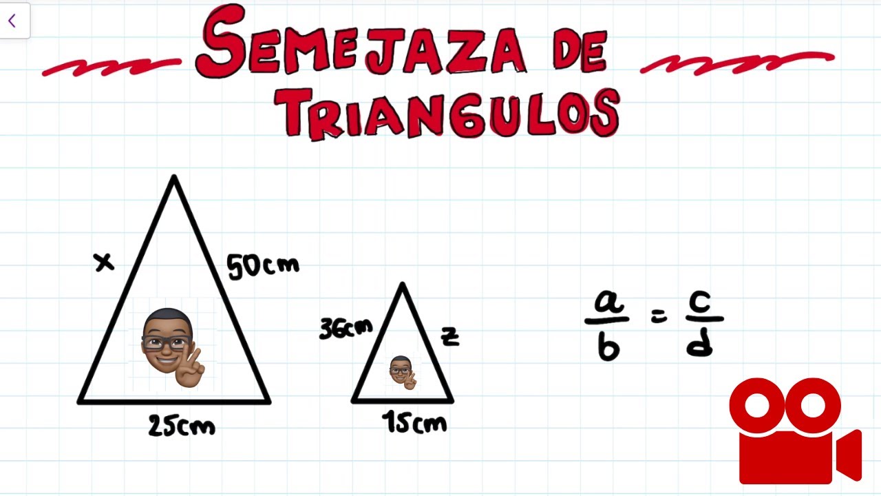 🤜 Aprende a hallar los valores desconocidos en ejercicios de semejanza de triángulos - SEMEJANZA