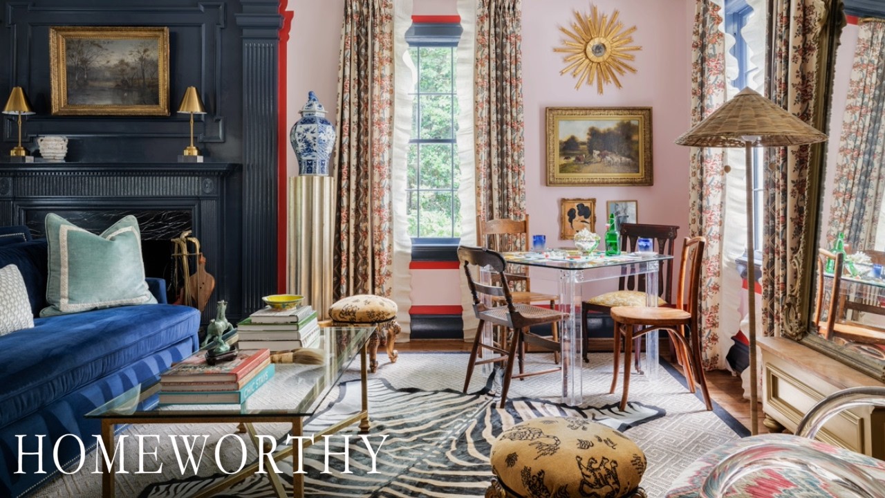 A 1938 Atlanta Home Where Classic Design Meets Bold Color | House Tour