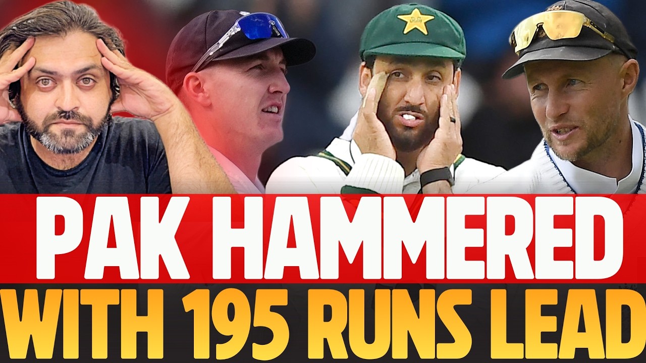 Pakistan HAMMERED with 195 runs lead | Pakistan vs England 1st Test Day 2 REPORT