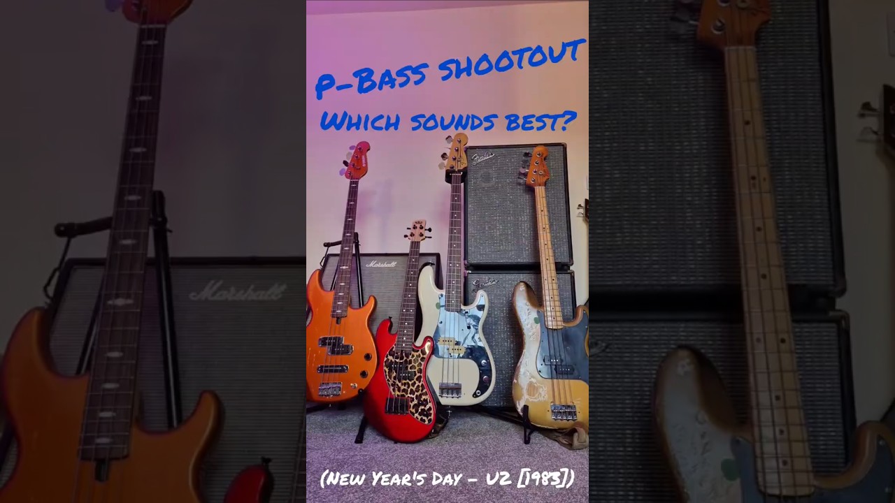 P-Bass Shootout!! Which sounds best?