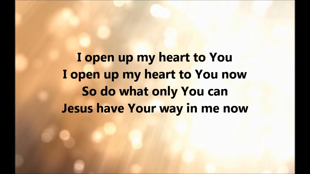Touch of Heaven (Hillsong, Bethel) - key of D piano accompaniment with lyrics