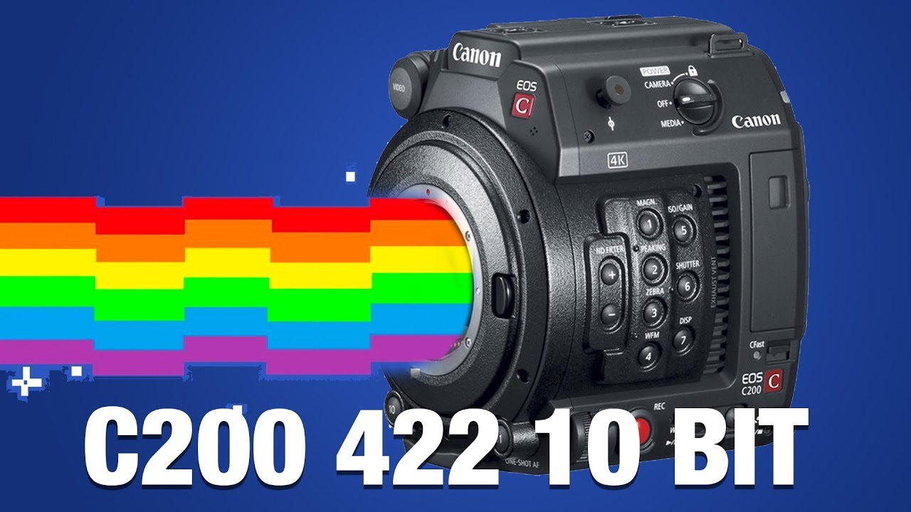 Canon C200: 422 10-битный рабочий процесс