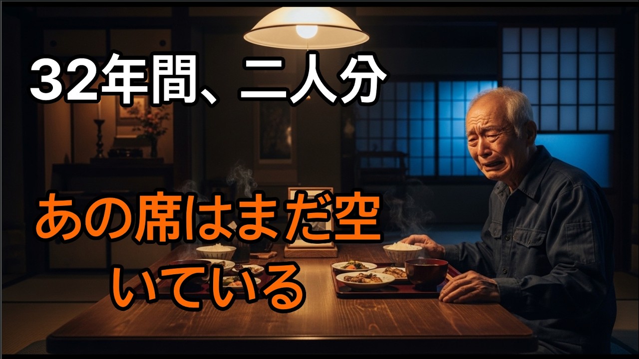 「あんたなんか父親じゃない」息子が出て行った日から32年間、父は毎晩同じ席に息子の茶碗を並べ続けた——ある日届いた一本の電話に78歳の老人が声を上げて泣いた