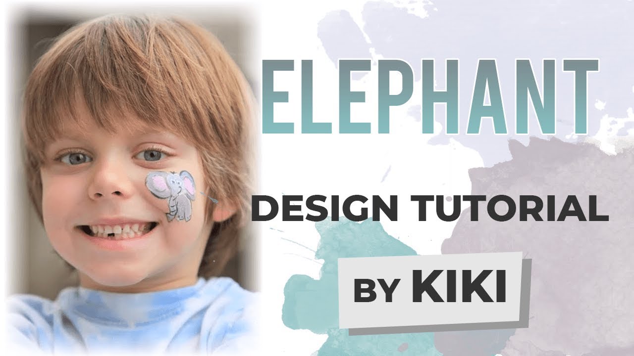 Elephant Face Painting Tutorial