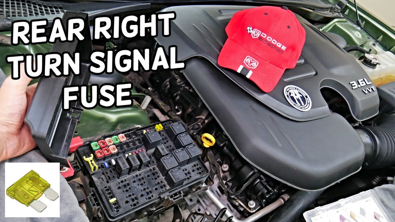 DODGE CHARGER REAR RIGHT TURN SIGNAL FUSE LOCATION REPLACEMENT