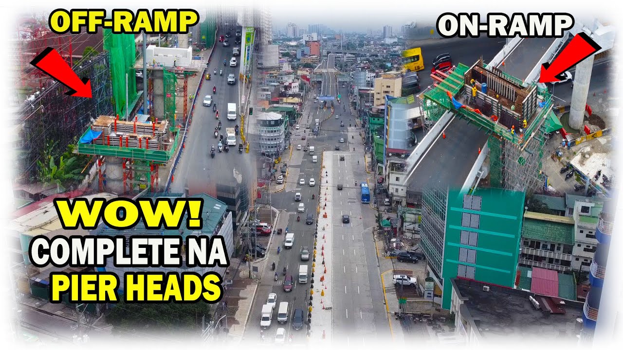 WOW! BILIS NILA LAHAT MAY PIER HEADS NA SA OF RAMP | QUIRINO INTERCHANGE UPDATE | SKYWAY STAGE 3