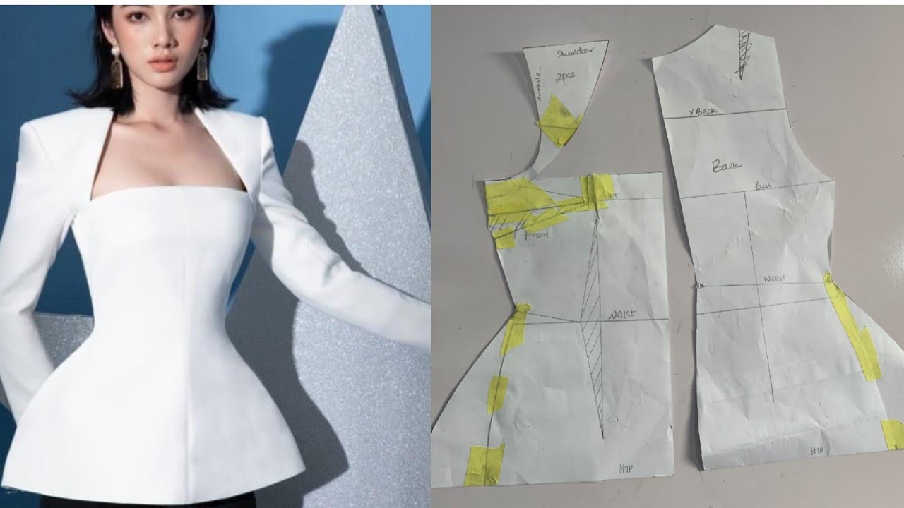 QUEEN ANNE EXAGGERATED HIP BLOUSE TUTORIAL