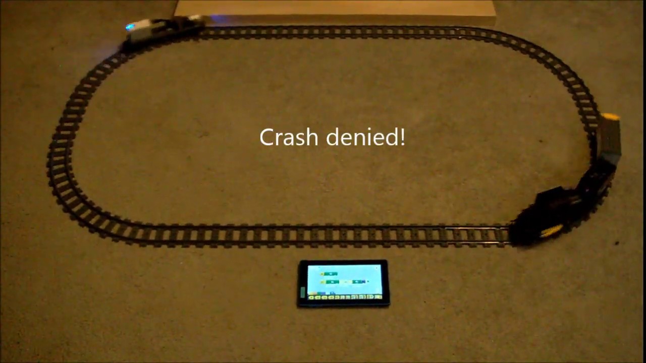 LEGO Powered UP Automated Train Chase