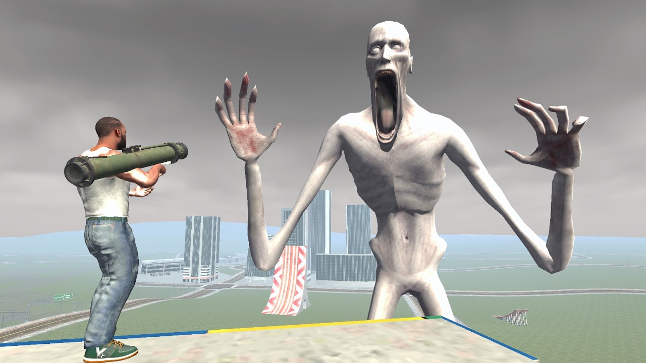 Franklin Found SCP-096 Guy in Indian Bike Driving 3D