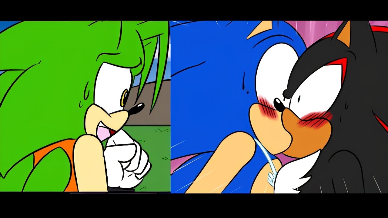 Kiss in the Sky  💙Sonadow❤️ Sonic x Shadow Comic Dub 🎸Underground AU