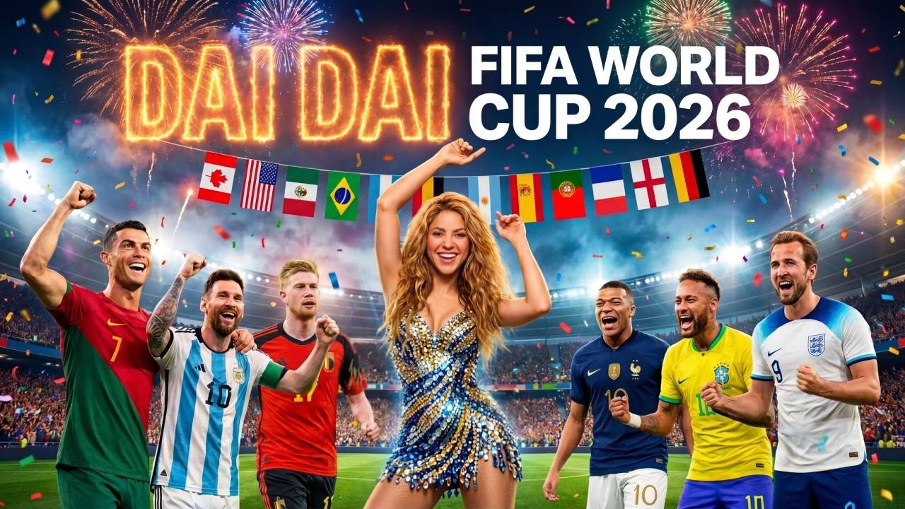 SHAKIRA - DAI DAI (Official Music Video ) &ndash; FIFA World Cup 2026 Opening Ceremony | 4K