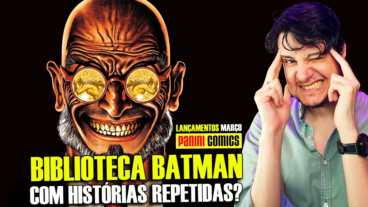 🟡BIBLIOTECA BATMAN MEIO ESTRANHA! MAIS Lançamentos DC Panini | Março 2025