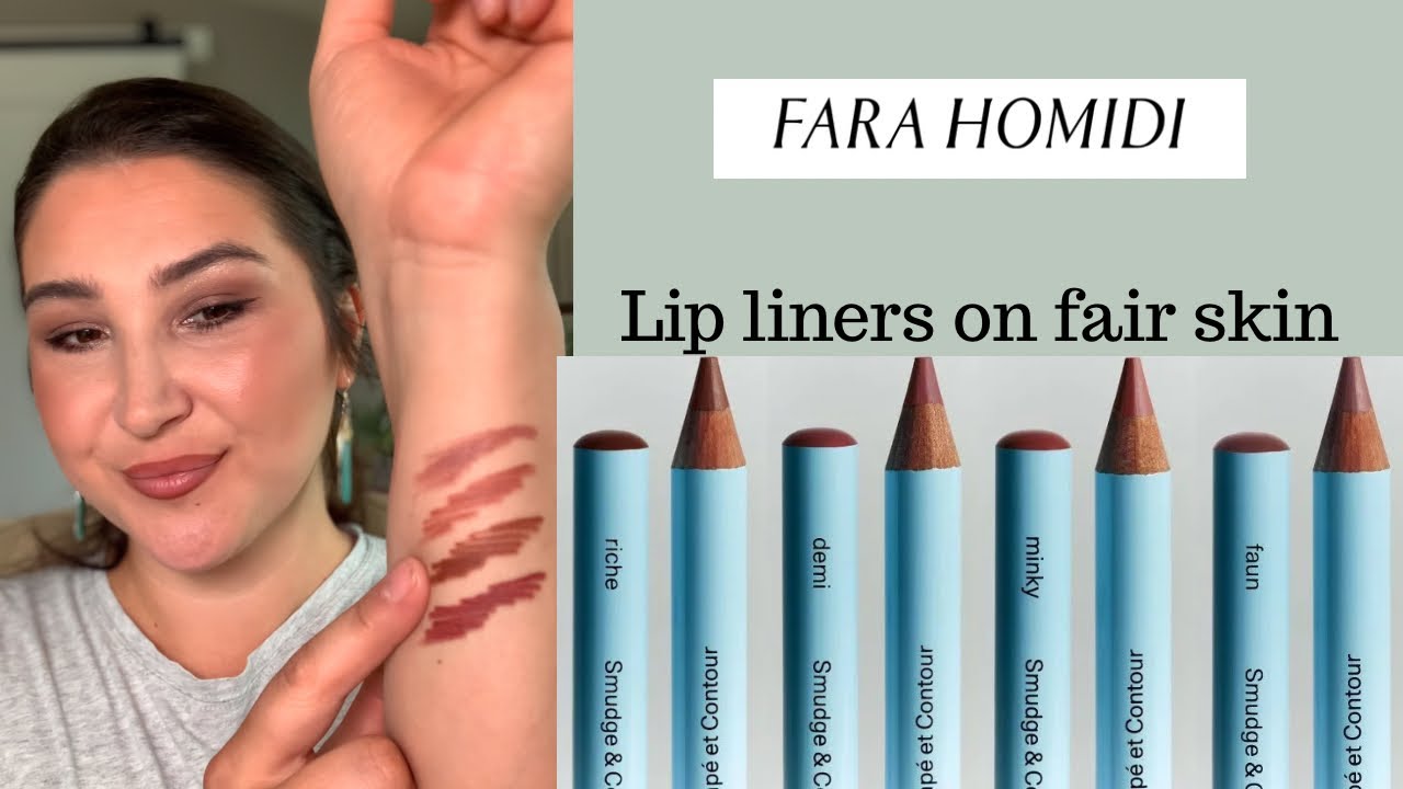 Карандаши для губ Fara Homidi для светлой кожи, Faun, Minky, Riche, Demi