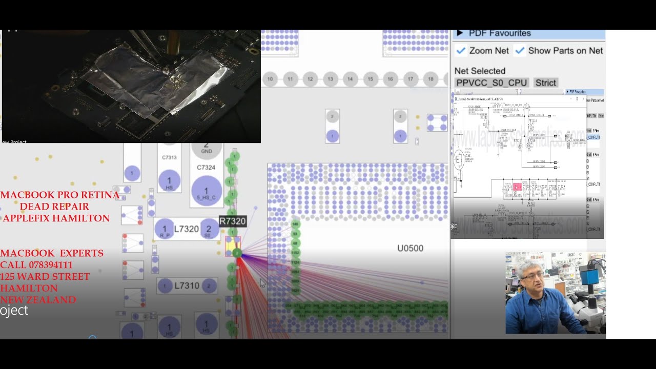 Macbook Pro Retina A1502 820-4924 dead logic board repair AppleFix New Zealand By Zaf