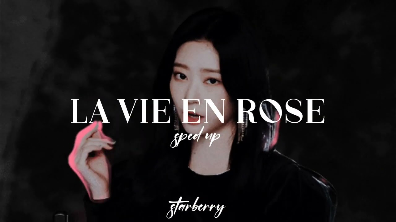 iz*one - la vie en rose (sped up)