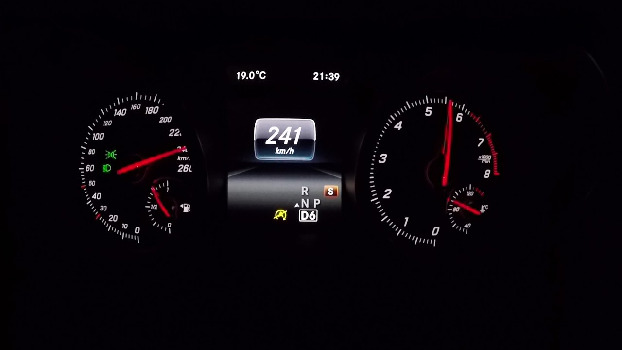 2016 Mercedes-Benz CLA 250 4MATIC - 0-100 km/h   0-62 mph Tachovideo Beschleunigung Acceleration