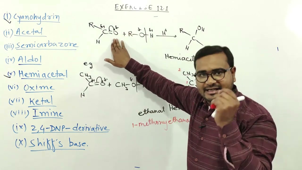 Exercise:-12.1 to 12.10| Aldehydes Ketones And Carboxylic Acids | -Chemistry Class 12th - NCERT