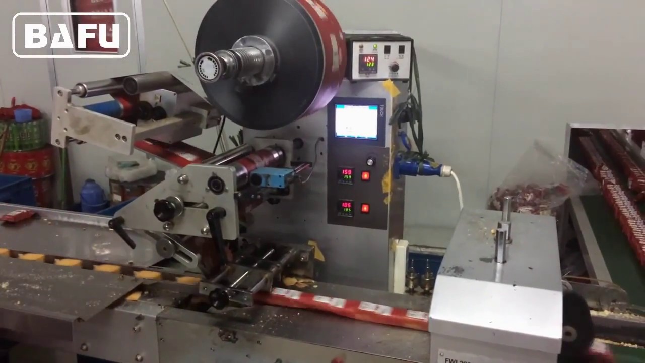 flow wrapper, flow pack machine, horizontal packaging machine, automatic packing machine