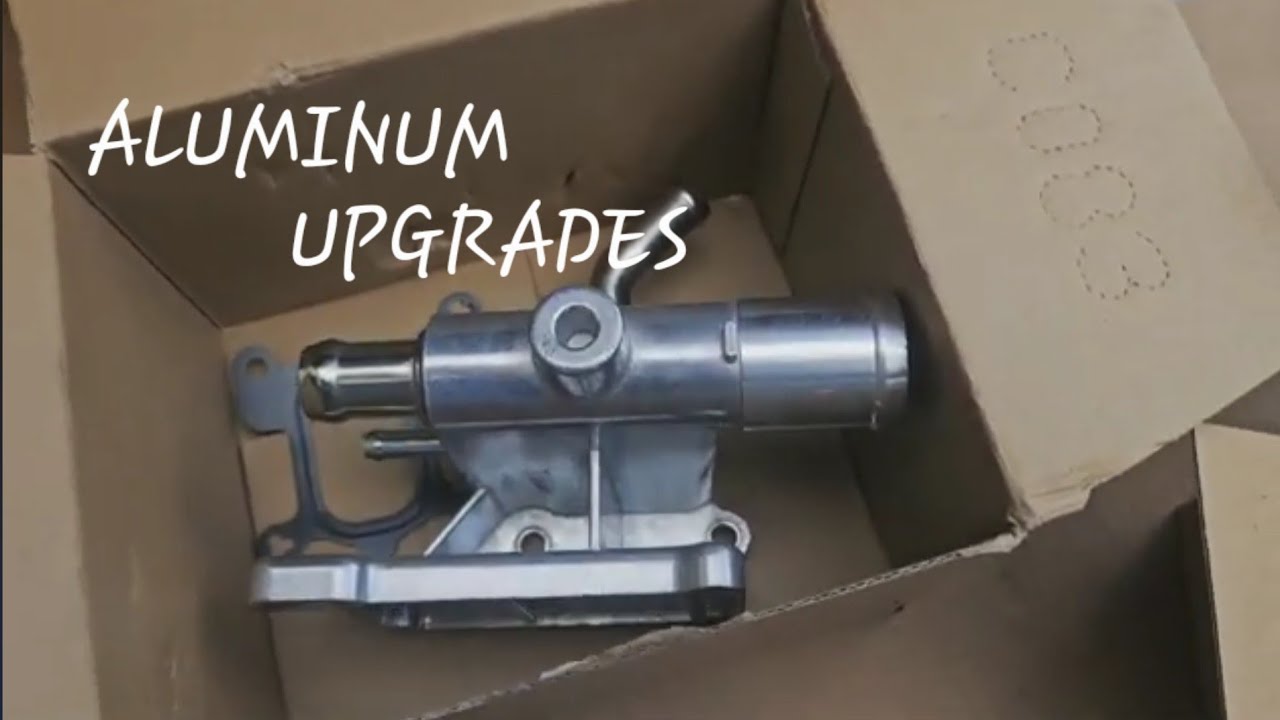 2013 Ford Fusion 2.5 Thermostat Housing/ Water Outlet Replacement (Aluminum Upgrade)