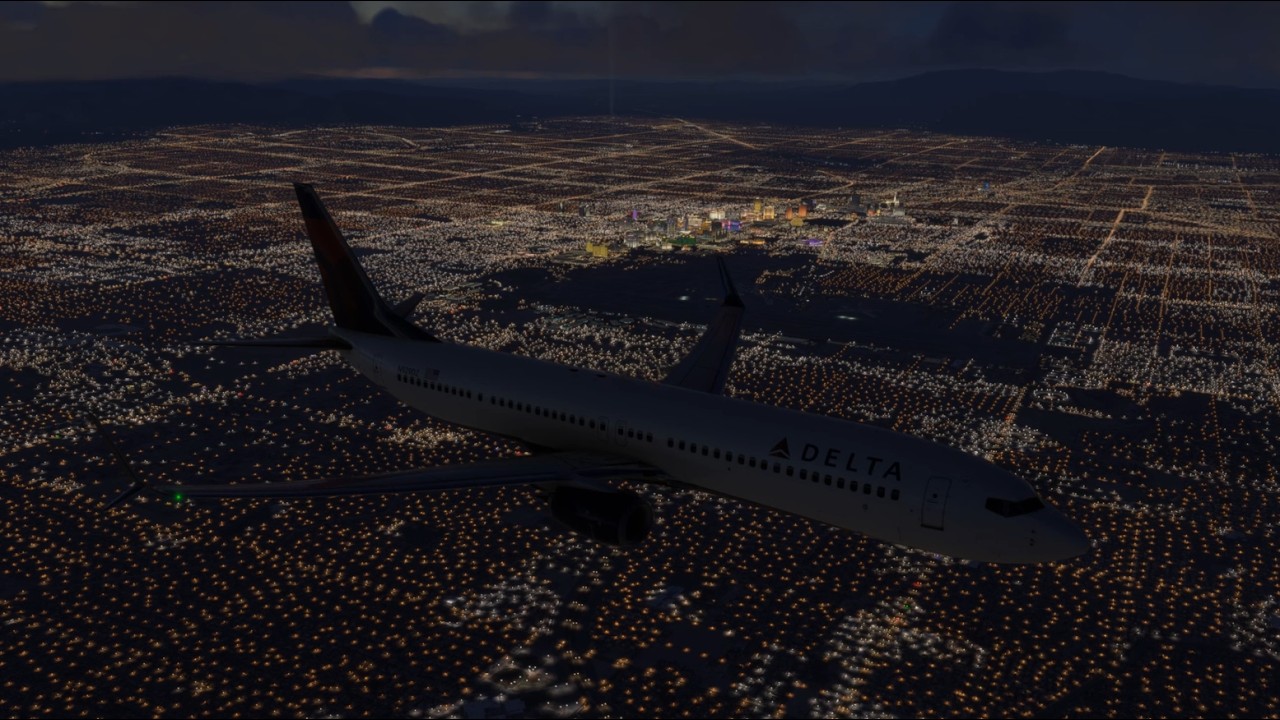FS24 - Delta Air Lines PMDG Boeing 737-932(ER) - Los Angeles to Harry Reid International Airport