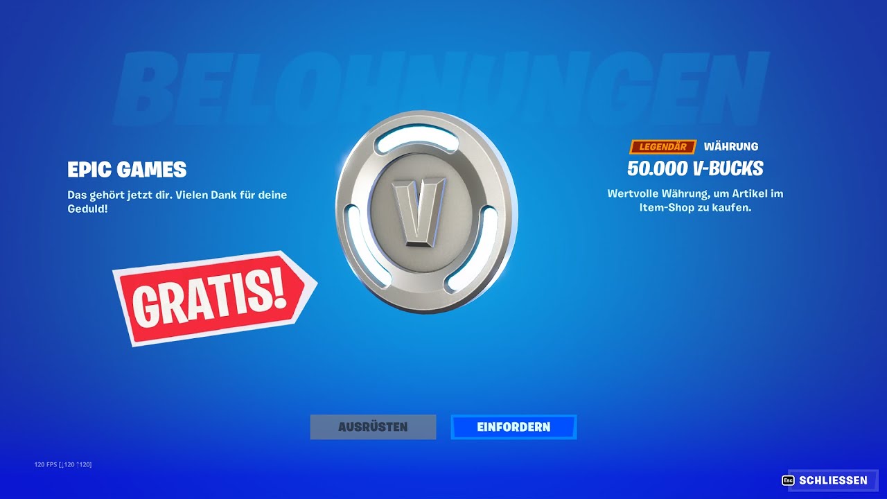 So bekomme ich jeden Tag Gratis VBUCKS ihr auch ? | Fortnite