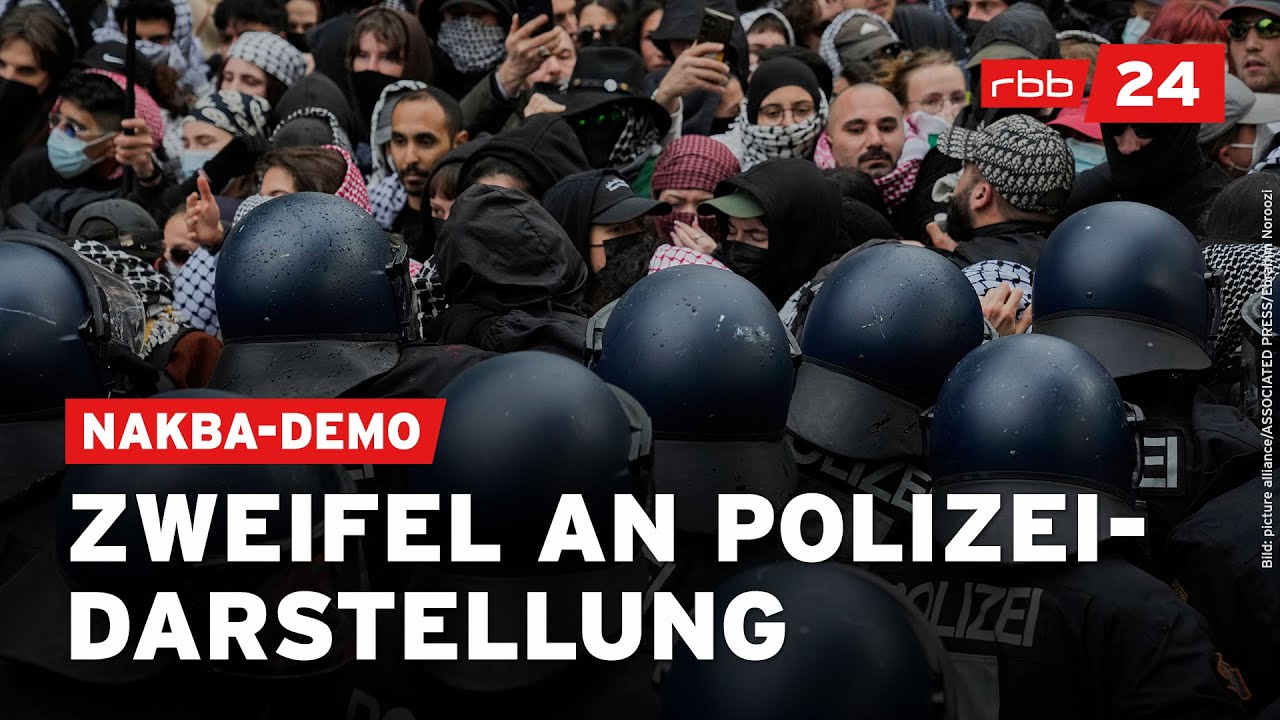 Pro-Palästina-Demo: Neues Video weckt Zweifel an Darstellung zu Angriff auf Polizisten