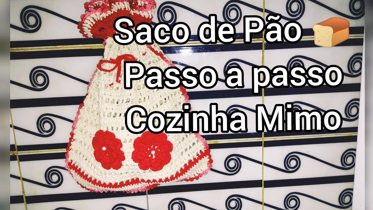 Passo a passo Porta 🍞🍞🍞 em crochê Cozinha Mimo ❤️
