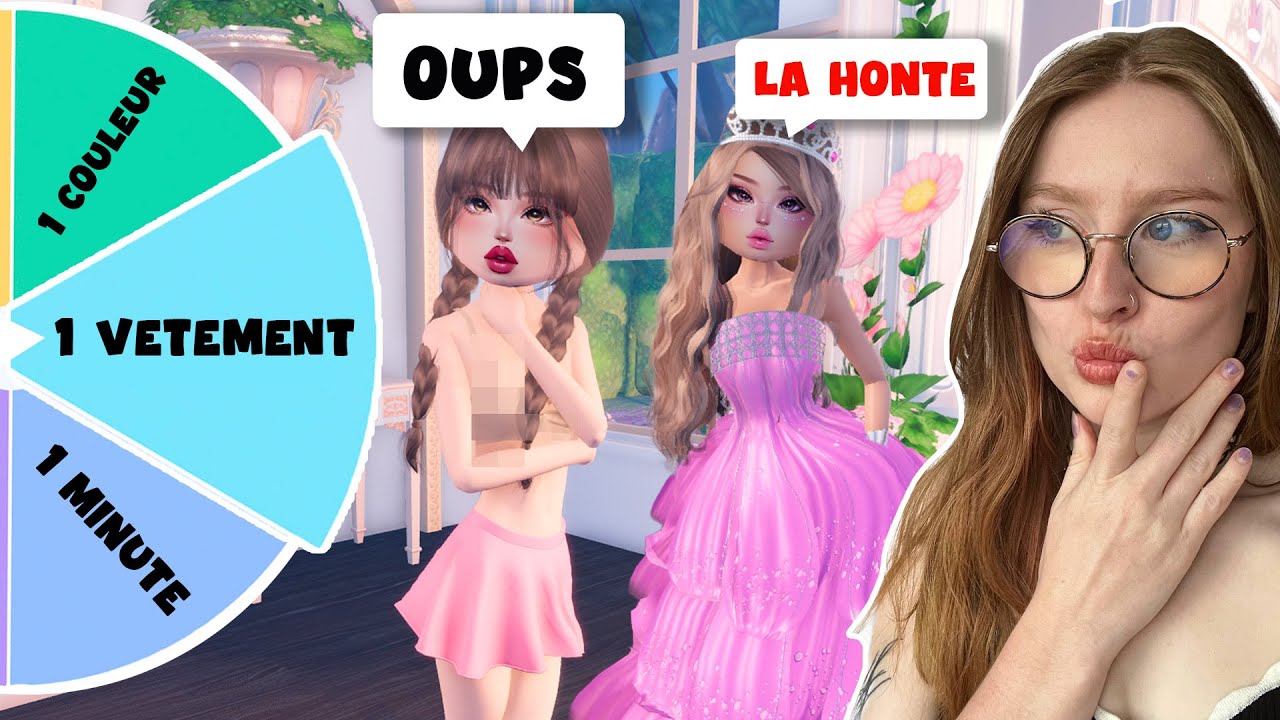 Dress To Impress Mais je tourne la Roue des Gages ! Roblox