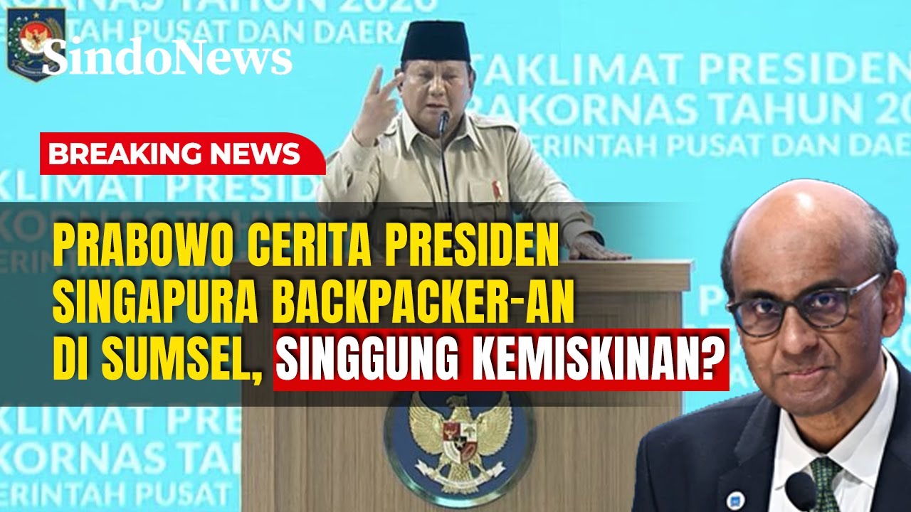 Prabowo Cerita Presiden Singapura Backpacker-an di Bugis, Ada Apa? | Breaking News | 02/02
