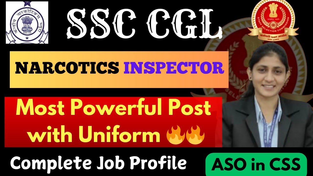 Narcotics Inspector / Inspector in Central Bureau of Narcotics complete Job profile 🔥 | Work Load