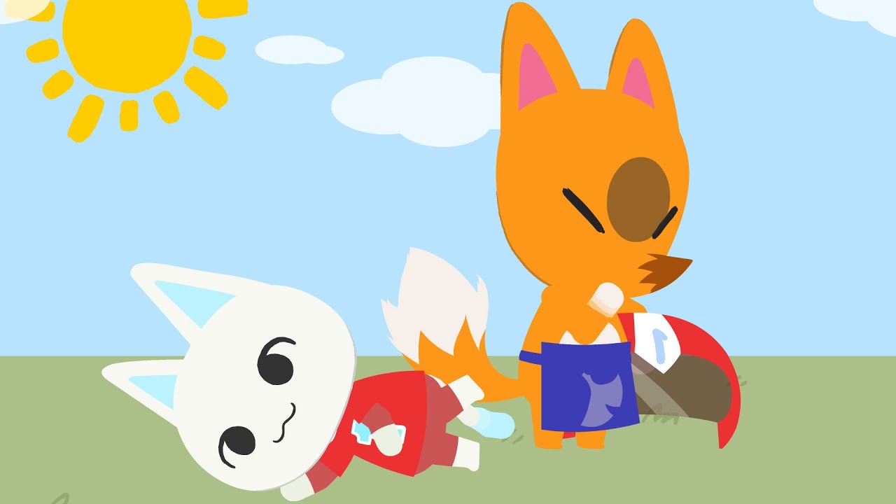 [ACNH]Kid Cat Lost His Helmet