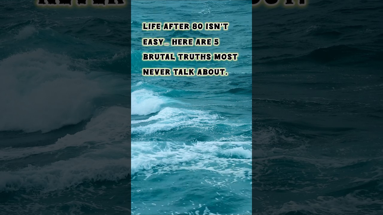 Life After 80: 5 Brutal Truths No One Talks About 💔 | Elderly Wisdom