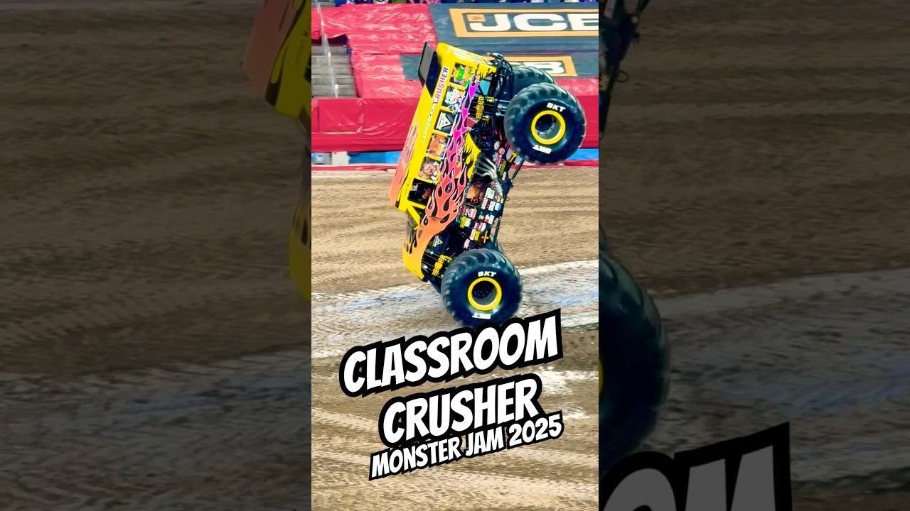 Classroom Crusher 2 wheel Comp Monster Jam 2025 #monsterjam #monsterjamworldfinals