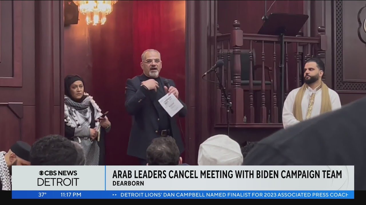 Arab leaders in Michigan decline meeting with Biden campaign team amid Israel-Hamas War backlash