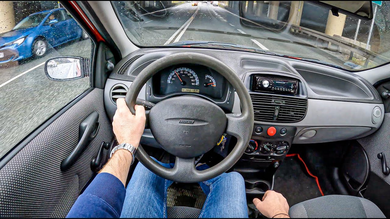 2002 Fiat Punto II [1.2 I 60HP] | POV Test Drive #1163 Joe Black