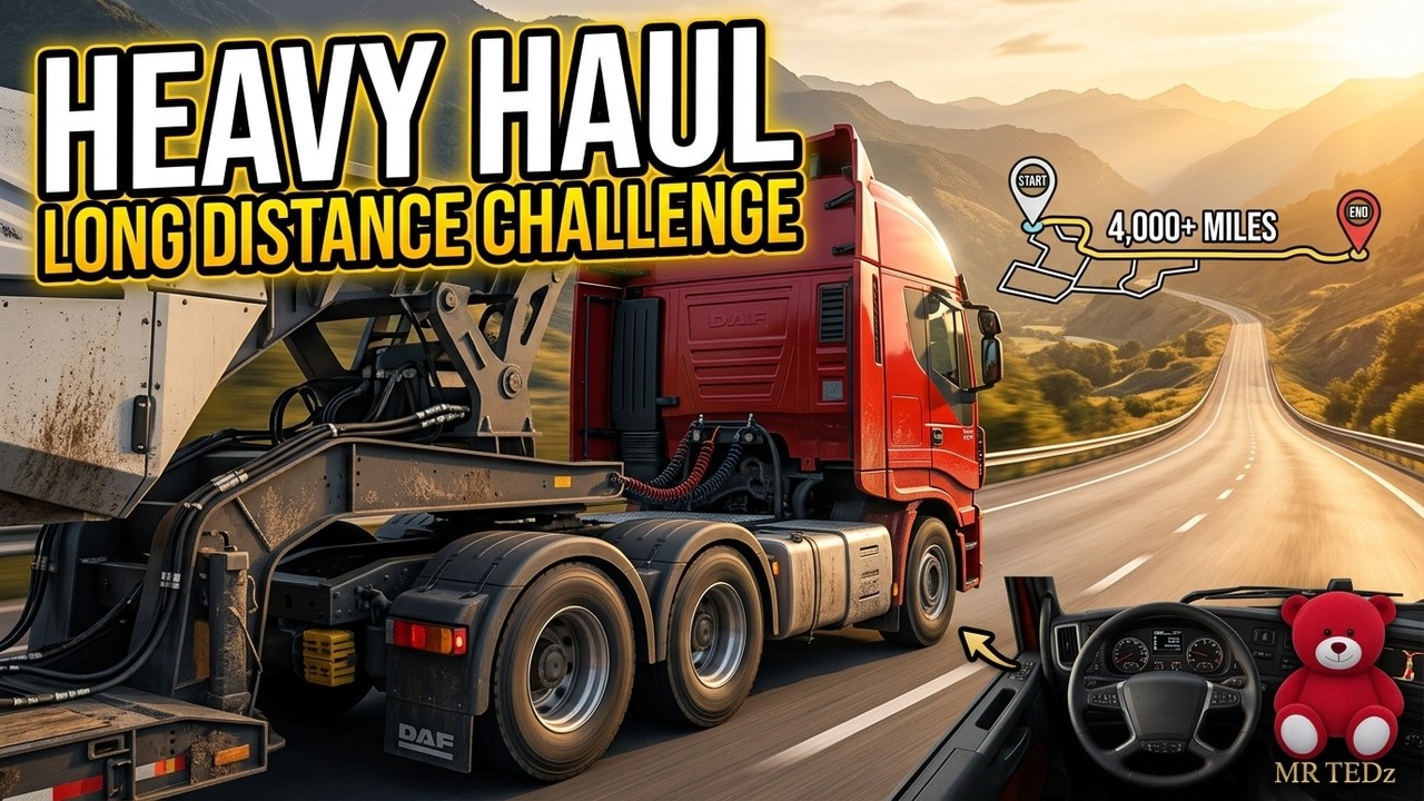 Euro Truck Simulator 2: LONG DISTANCE HEAVY HAUL