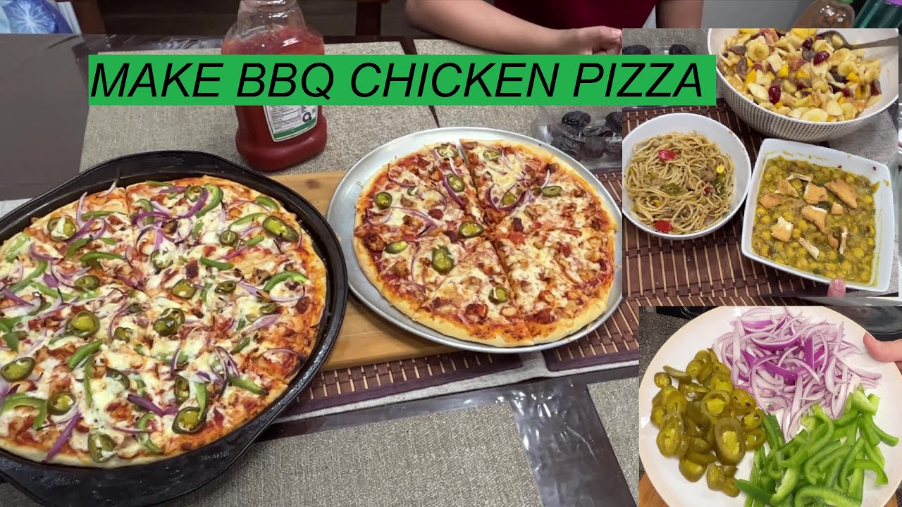 Make BBQ pizza||BBQ chicken and vegetable|| Ramadan special recipe||Canada