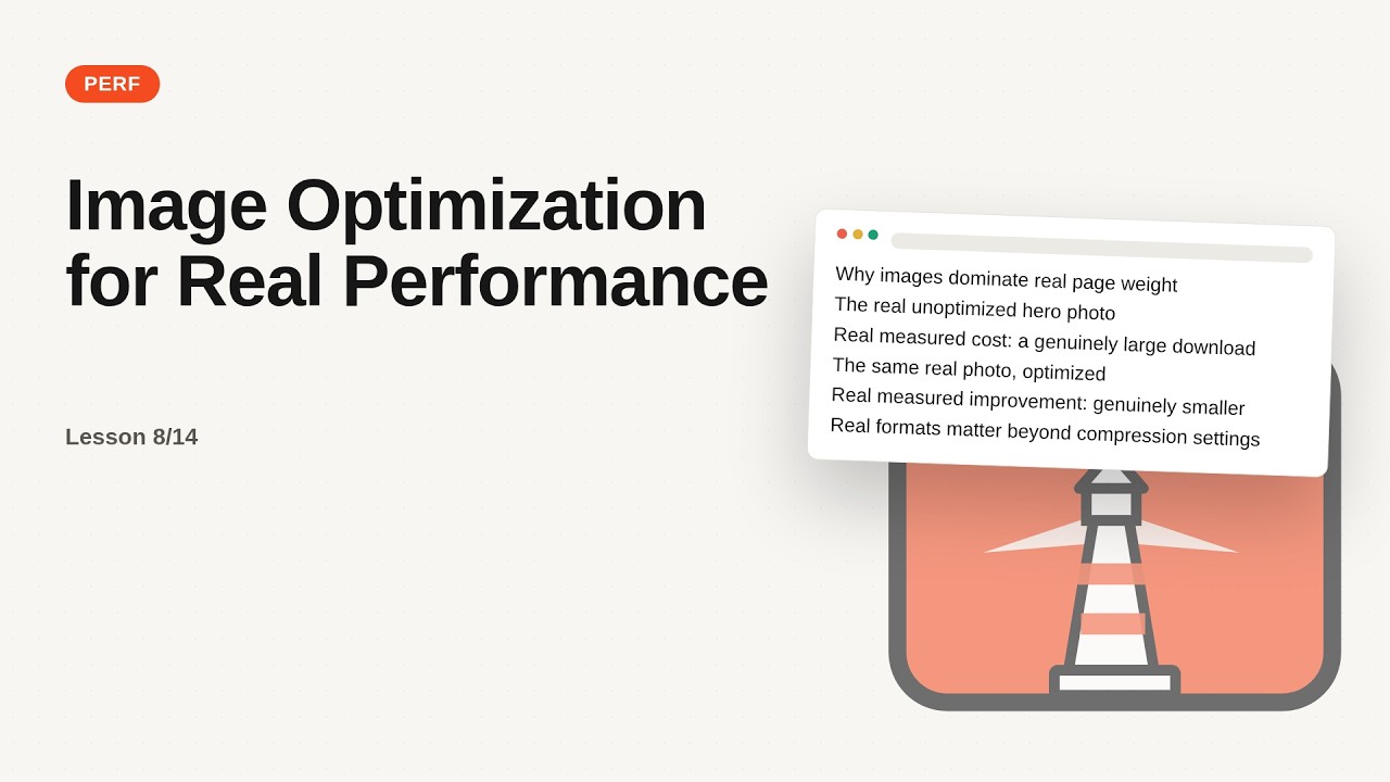 Web Performance Series: Image Optimization for Real Performance